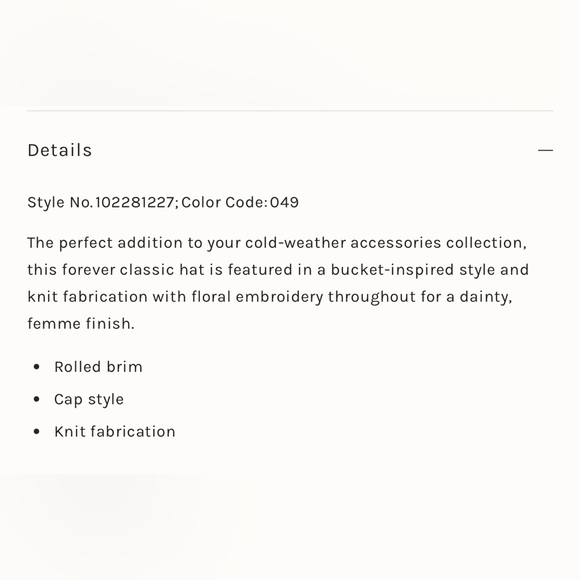 Free People Daisy Blue Knitted bucket Hat - Picture 7 of 14